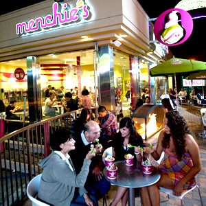 Outdoors at Menchie's